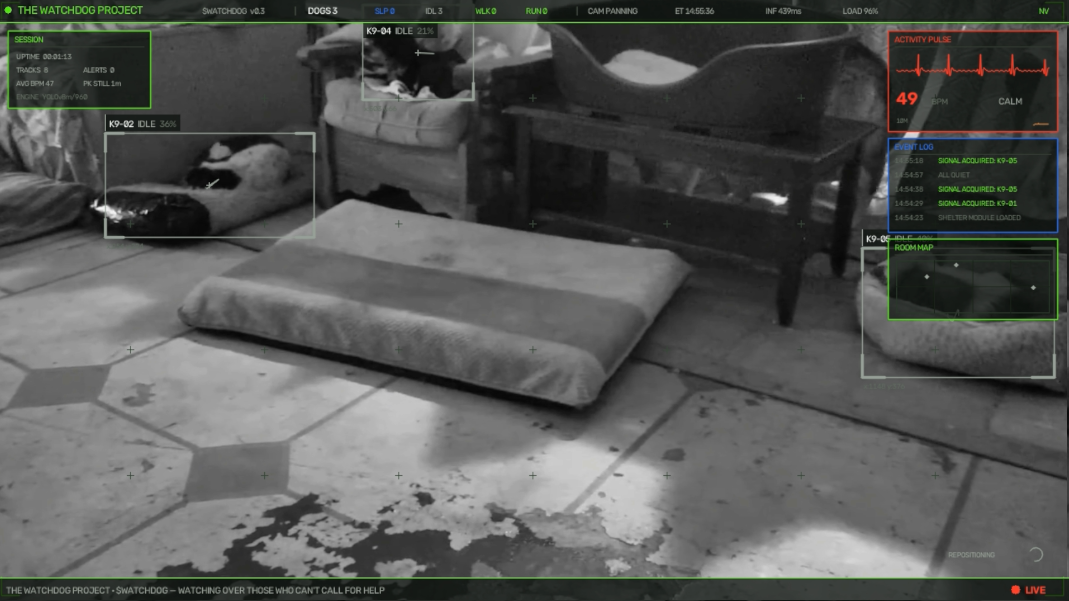 Watchdog live analysis frame